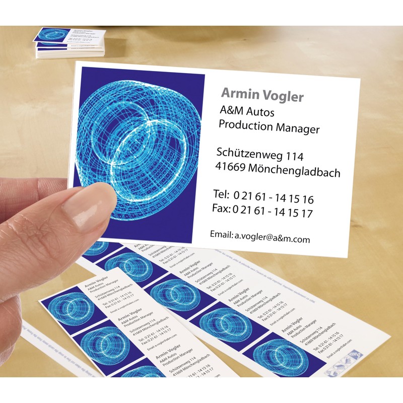 Avery Zweckform C32010-25 Classic Business Cards 85 x 54 mm