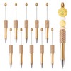 Beadthoven 10pcs Pearl Diamond Beadable Pens, Rhinestone & Crystal Bling