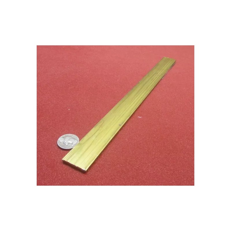 Basic 360 Brass Flat Bar 1/8" Thick x 1.0" Wide