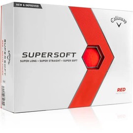 Callaway Golf 2023 Supersoft Matte Red AlignXL Golf Balls