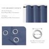 PONY DANCE Stone Blue Blackout Curtains for Living Room 94
