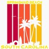 CafePress South Carolina Springmaid Beach 4.25" x 5.5" Notecards 10