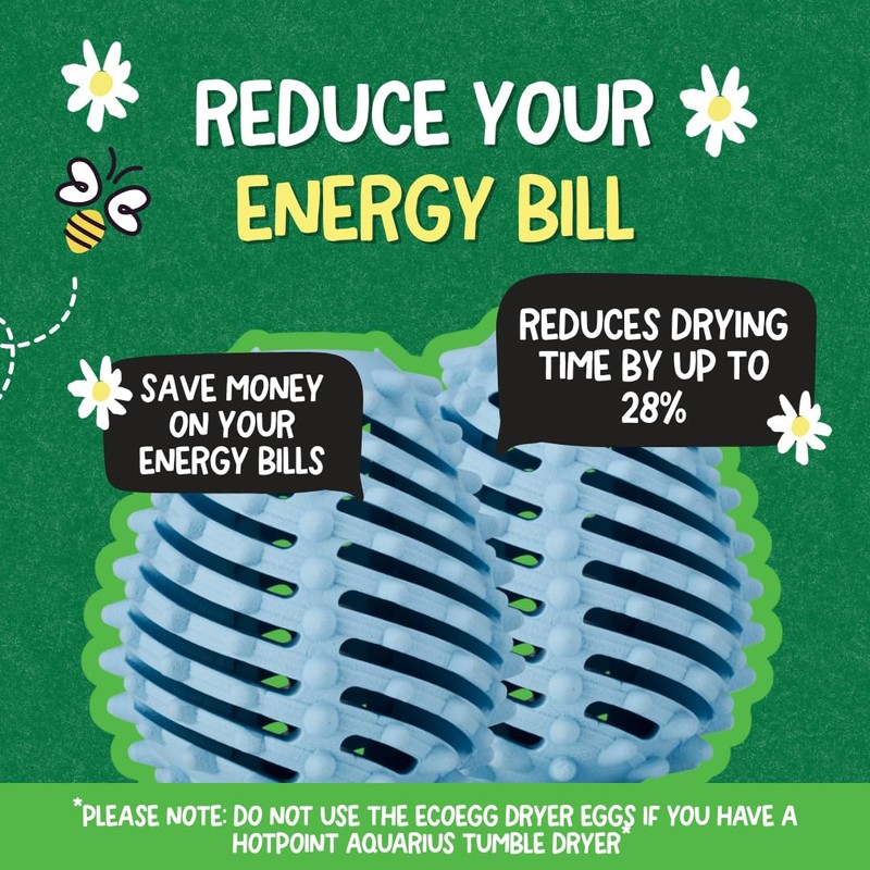 Ecoegg Dryer Balls – 2-Pack | Reduces Drying Time by