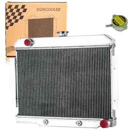 EGINCOOLER 3 Row Core Aluminum Radiator for 1972-1986 Jeep CJ5 CJ6 CJ7 GM Chevy V8 Engine AT/MT All Aluminum 3 Core Radiador 1973 1974 1975 1976 1977 1978 1979 1980 1981 1982 1983 for Jeep