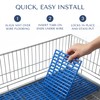 Planet Rabbit Premium Rabbit Cage Mats (Blue, 1 Pack) |