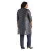 R&M Richards Women's 3 PCE Laced Duster Jacket Mother of