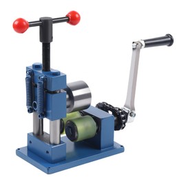 LIAPDG Jewelry Bending Machine, Adjustable Ring Bending Tool Manual Spoon Ring Making Kit Ring Press in Jewelry Stores, Craft Rooms 18 x 24 Cm/7.09 x 9.45 Inch (L*H) 45# Iron