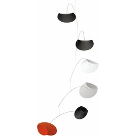 Flying Saucers Ii Hanging Mobile - 34 Inches Plastic - Handmade in Denmark by Flensted