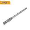 HARFINGTON 3pcs H3.0 Hex Head Drill Bit Wrench 3mm Metric