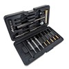 SE 24-Piece Tool Kit with Dual Head Hammer, Interchangeable Bits,