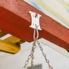 Awning Hooks for Piping Rail, Pack of 6, White, for