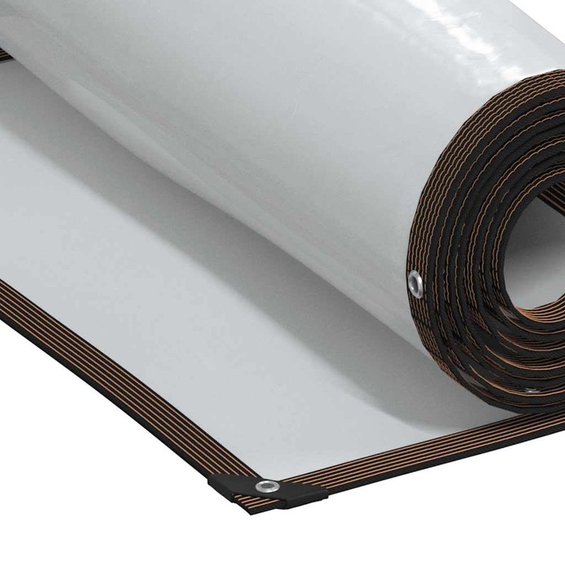 vidaXL Transparent Tarpaulin with Eyelets 1 x 2 m Polyethylene,