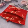 4 Pcs Silk Red Envelopes Lucky Money Pockets Hongbao Chinese