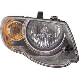 Garage-Pro Driver and Passenger Side Headlight for Chrysler Town & Country 2005-2007 Halogen With bulb(s) For Long Wheelbase (119 inches) Replaces# 4857991AD 4857990AD