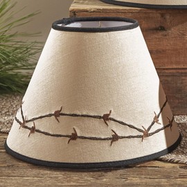 BLACK FOREST DECOR Western Barbed Wire Lampshade - 14 Inch