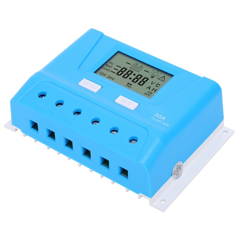 Solar Panel Regulator Charge Controller Industrial Supplies PWM 12/24V 30A