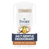 Ivory Gentle Deodorant Notes of Coconut 2.4oz