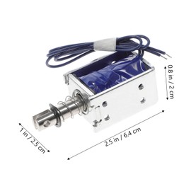 CIYODO Mini Electromagnet Frame Solenoid Push .2a Dc 12v Linear Motion Replacement for Old Broken Machines