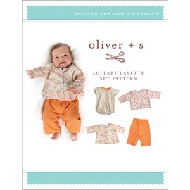 Lullaby Layette Sewing Pattern (Sizes Birth-24 m)