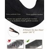 Hetto Weft Real Hair Extensions, Black, 50 cm, 100 g