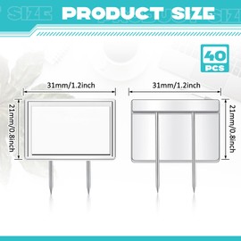 Amylove 40 Pcs Silver Cubicle Pins Partition Pins Fabric Clips Long Push Pins Cubicle Name Plate Holders Cubicle Partition Nameplate Pins for Office Cubicle Furniture Corkboard Fabric Mounting