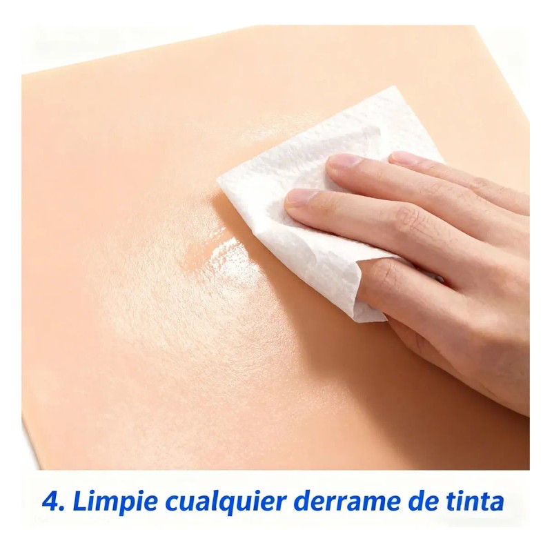 40 Pieles Sintéticas Practica Para Tatuar Doble Cara Skin