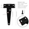 Pack of 10 4 Inch T-Hinges Gate Hinges Door Barn