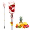 SAN LIKE Fruit Picker Pole with Basket 8FT Adjustable Higher