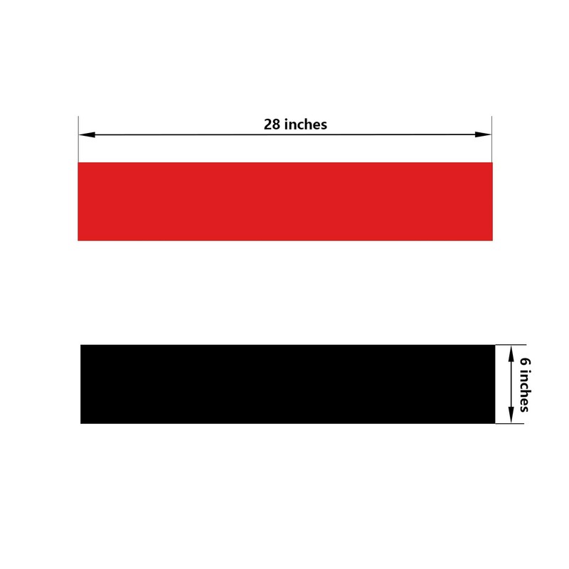 GALOFAY Silicone Door Kick Plate 28 inches, Self Adhesive Flexible