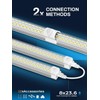 Super Bright 50W Led Shop Lights 4FT 10-Pack 5000K 7500LM