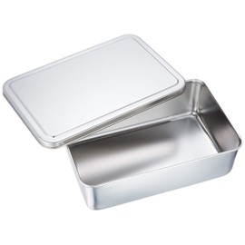 EBM 18 – 8 Seasoning 3-Pack, Lid with Bat 225 X 145 Full Tang 2 Pieces Container for