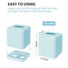 Livelab Tissue Box Cover and Holder - Square Plastic Decorative