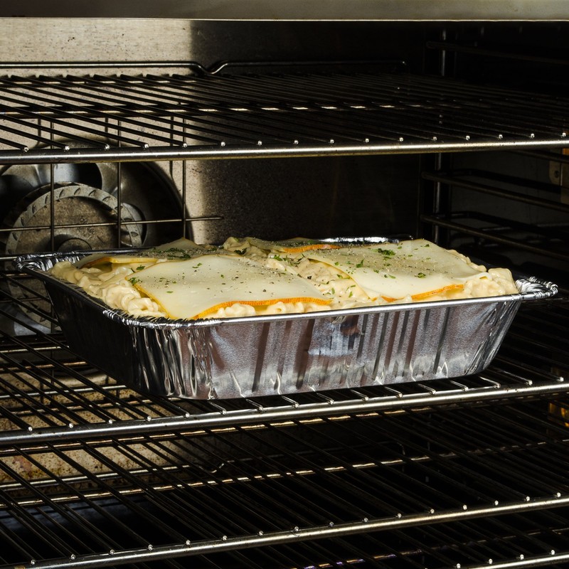 Large Disposable Aluminium Foil Trays Containers for Baking Roasting Broiling