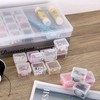 Sumnacon Transparent Bead Case Parts Storage Case with Lid, Independent,