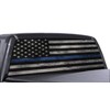 FGD Brand Truck Rear Window Wrap Thin Blue Line American