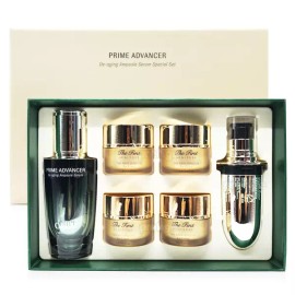 O Hui 오휘 프라임 어드밴서 디에이징 앰플세럼 50ml+50ml세트 Ohui Prime Advancer De-aging Ampoule Serum 50ml + 50ml Set