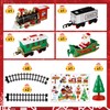 Christmas Toy Train Set, Electric Train Toy with Light and