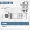 NPT 3/4" Stainless Steel Waterproof Cable Gland IP68 Waterproof Cable