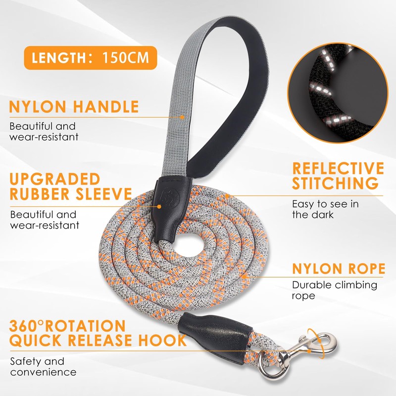 Dog Harness and Leash Set, No Pull Saddle Style pet