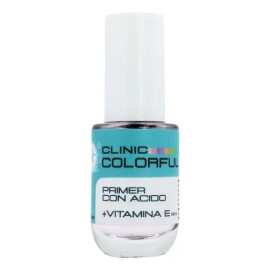 Básicos Clinic Colorful Para Uñas De 14ml, Elige. Mc Nails Color Primer con ácido y vitamina e                                                        