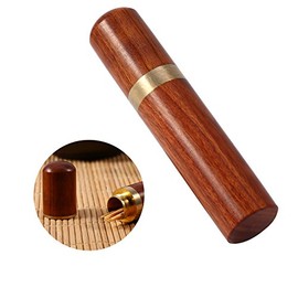 Toothpick Container Portable Wooden Toothpick Container Mini Toothpick Box Bag Toothpick Container Ultralight Travel Kit (Rosewood)