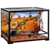 AWERT 36x18 inches Reptile Habitat Background Orange Desert Terrarium Background