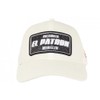 Cap El Patron White Streetwear Rhinestone Black Medellin Colombia Baseball