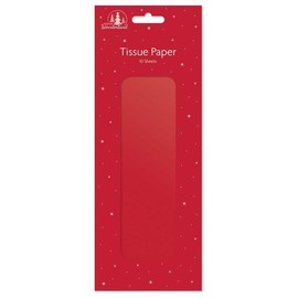 Tallon Festive Wonderland Xmas Christmas Gift Wrapping Tissue Paper, Red - Pack of 10 Sheets