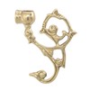 B&P Lamp® 3" Ht. X 2 1/2" Brass Arm Back