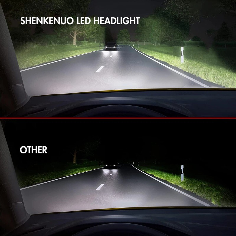 SHENKENUO For Infiniti QX30 2017 2018 2019 6500K LED Headlight