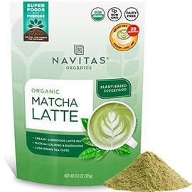 Navitas Organics Mezcla Instantnea para Matcha Latte Una Mezcla                                                                                       