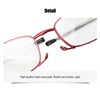 Blue Light Blocking Reading Glasses Fashionable Folding Multifocal Presbyopic Glasses(+200