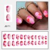 Valentine's Day Press on Nails Medium Almond Shaped Fake Nails