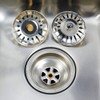 1 PC 84mm Kitchen Sink Plugs, Stainless Steel Kitchen Sink